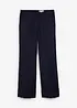 Flared broek met wol, bonprix