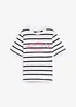 Gestreept T-shirt van puur katoen, bonprix