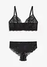 Bralette en brazilian slip ouvert (2-dlg. set), bonprix