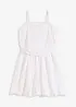 Strapless jurk van katoen, bonprix