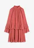 Chiffon jurk met volants, bonprix