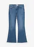 Flared jeans mid waist, bonprix