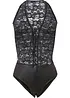 Body ouvert in wetlook, bonprix