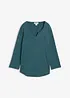Katoenen Henley shirt met knoopsluiting, bonprix