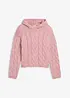 Gebreide hoodie van een zachte wolmix, bonprix