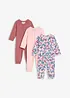 Baby pyjama onesie (set van 3), bonprix