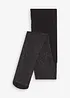 Transparante panty met glitterpatroon, 20 DEN, bonprix