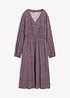 Midi jurk van soepele viscose, bonprix