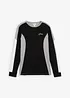 Longsleeve van elastische katoenmix, slim fit, bonprix