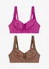 Bh zonder beugels (set van 2), bonprix