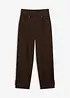 Twill broek met hoge band, bonprix