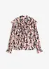 Chiffon blouse met volants, bonprix