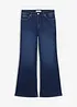 Flared jeans mid waist, bonprix