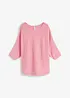 Geribde oversized trui in een viscosemix, bonprix