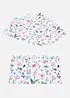 Placemats met bloemenprint (set van 4), bonprix