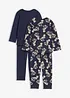 Pyjama van zacht katoen (4-dlg. set), bonprix