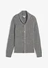 Vest met geribd patroon, bonprix