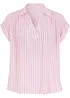 Blouse van soepele viscose, korte mouw, bonprix