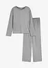 Pyjama van zachte pointelle jersey, bonprix
