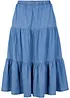 Denim strokenrok, bonprix