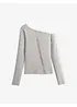 Geribde longsleeve, bonprix