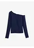 Geribde longsleeve, bonprix