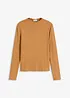Accentuerend geribd shirt, bonprix