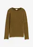 Trui in washed out look, slim fit, bonprix