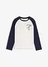Longsleeve met raglanmouwen van biologisch katoen, bonprix
