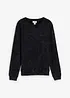 Sweater met gewassen look van puur biologisch katoen, bonprix