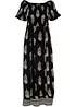 Carmen jurk van soepel viscose, bonprix