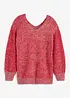 Lange trui met lurex, bonprix