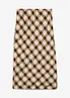 Flanel midirok van katoen, bonprix