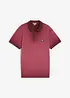 Piqué poloshirt in washed out used look, bonprix