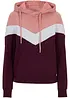 Hoodie met grote kraag, bonprix