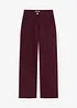 Twill broek met bies en kleine zak, bonprix