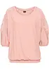 Oversized shirt in een viscosemix, bonprix