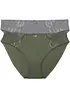 Slip met subtiel kant (set van 2), bonprix