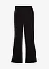 Flared broek van biologisch katoen met stretch, bonprix