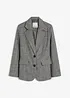 Blazer met  visgraatpatroon en wol, bonprix