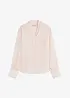 Chiffon blouse met ruches, bonprix