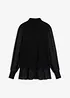 Fijngebreide trui met blouse-inzet, bonprix