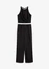 Jumpsuit van gestructureerde crèpe, bonprix