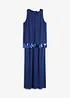 Maxi jurk van fijne georgette met pailletten, bonprix