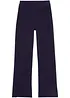 Meisjes broek met wijd uitlopende pijpen en splitten, bonprix