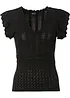 Gebreid shirt in een zachte viscosemix, bonprix