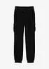 Fleece cargo broek, regular fit, bonprix