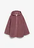 Teddy fleece vest in A-lijn met zijsplitten, bonprix