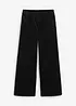 Wijde corduroy broek met high-waist comfortband, bonprix
