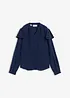 Blouse met zijde, bonprix